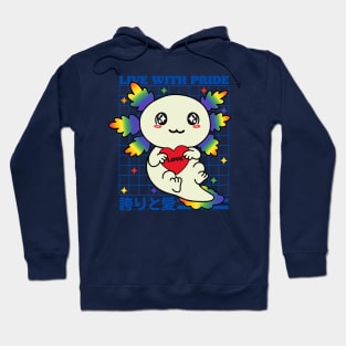 Pride Axolotl Hoodie